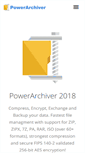 Mobile Screenshot of dl.powerarchiver.com