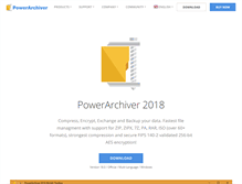 Tablet Screenshot of dl.powerarchiver.com